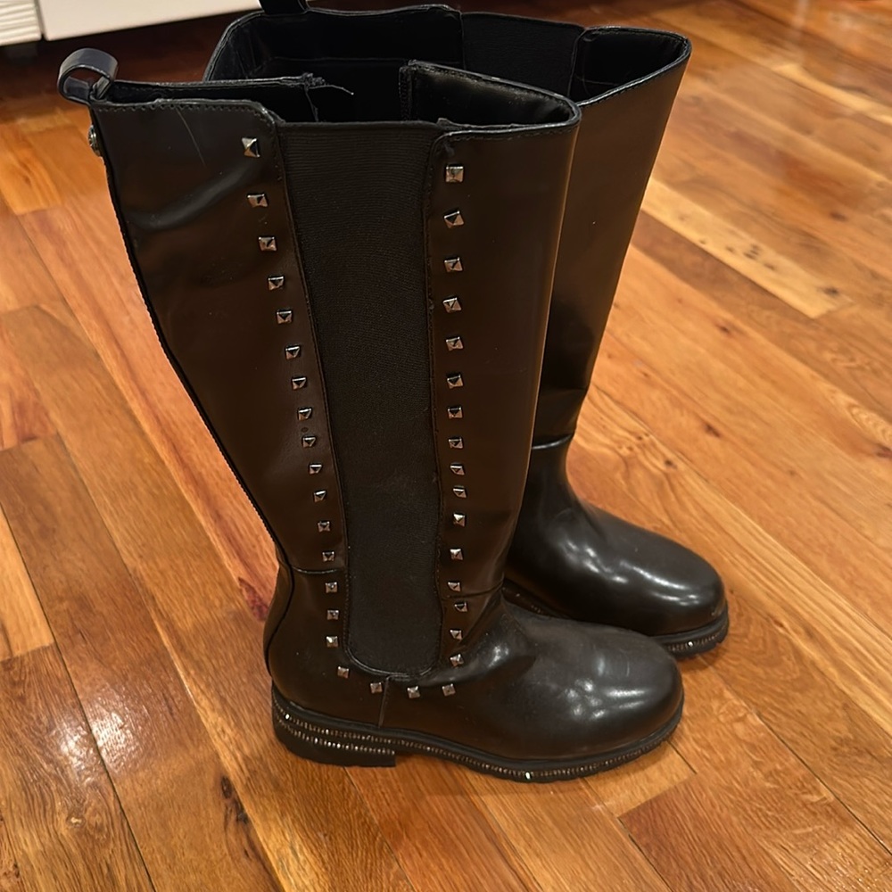 Kids brand new riding boots- with studs and embellishments. vince camuto